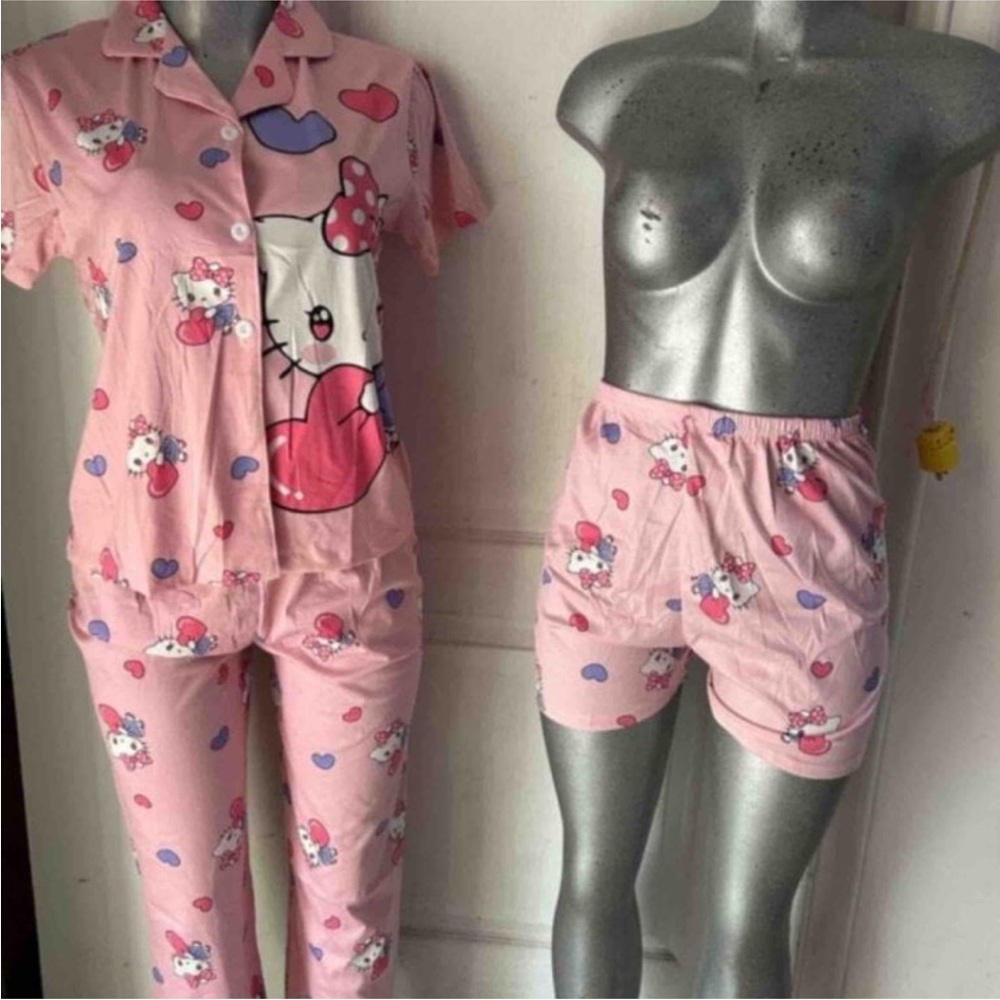 Hello Kitty Pink Playful Pajama Set